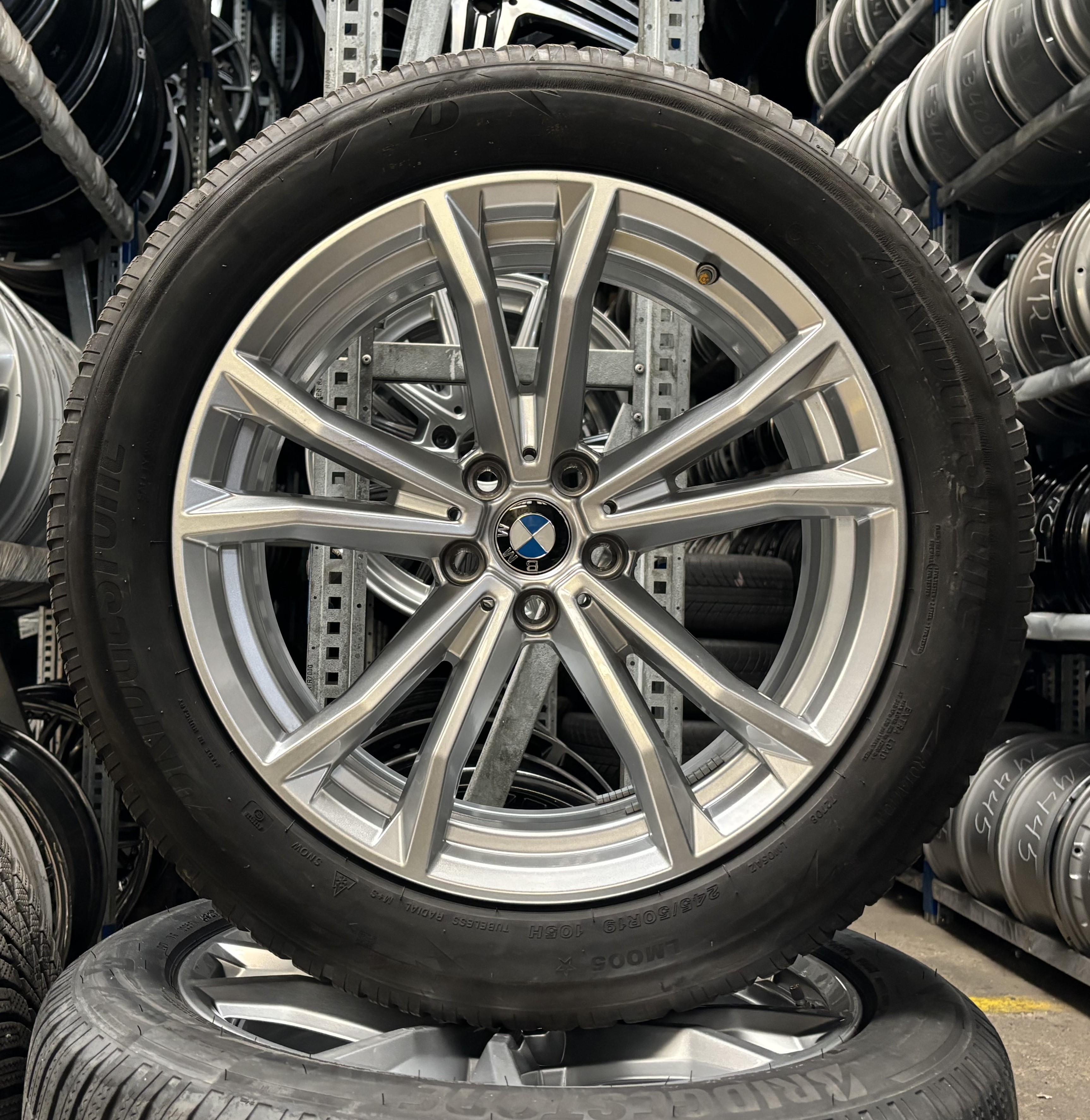 4 Orig BMW Winter Wheel Sets Styling 903 245/50 R19 105H 7er